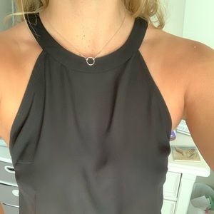 Cute open back tank size M